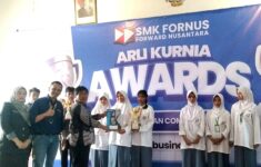 Acara Arli Kurnia Awards Business Competition, di SMK Forward Nusantara, Kota Depok, Jumat (13/2/2026). Dok: Eranasional/HO Risky Andrianto.